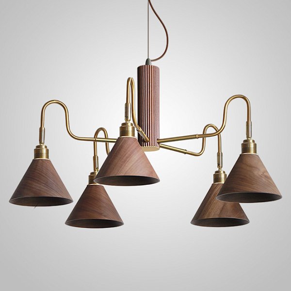 Подвесная люстра DOMENIC B D75 Dark Brown by ImperiumLoft