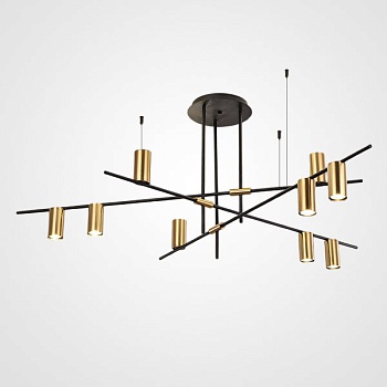 Потолочная люстра CASA N L9 Brass by ImperiumLoft