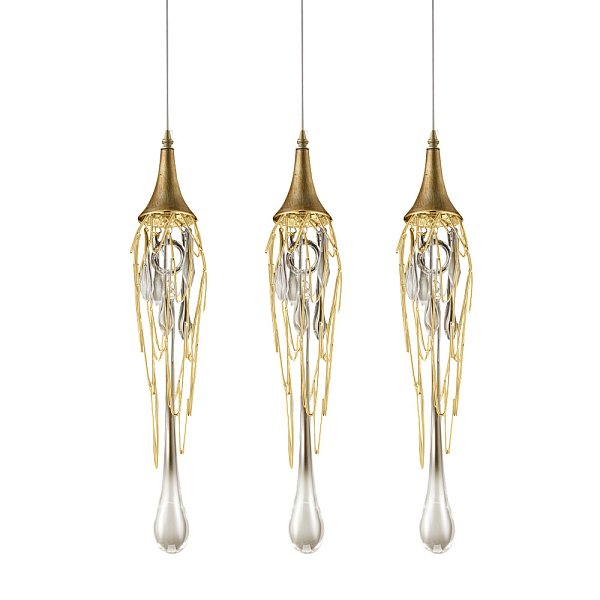 Подвесной светильник  Delight Collection Goddess Tears 3 gold