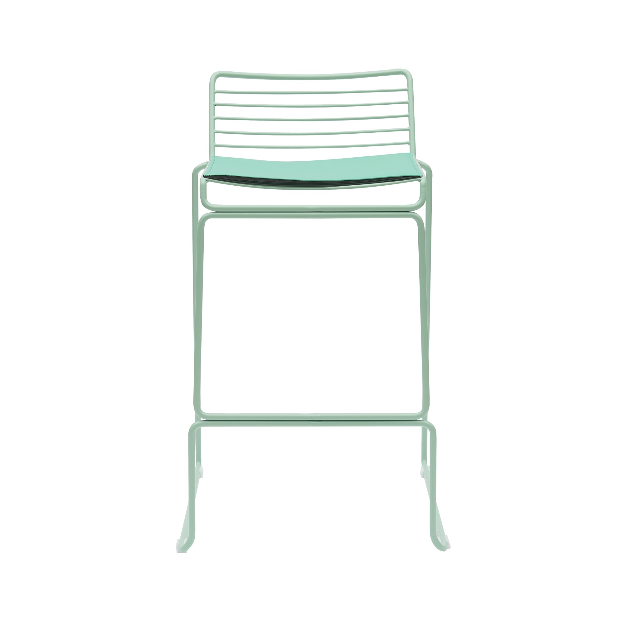 Стул полубарный Danny зеленый с подушкой Stool Group