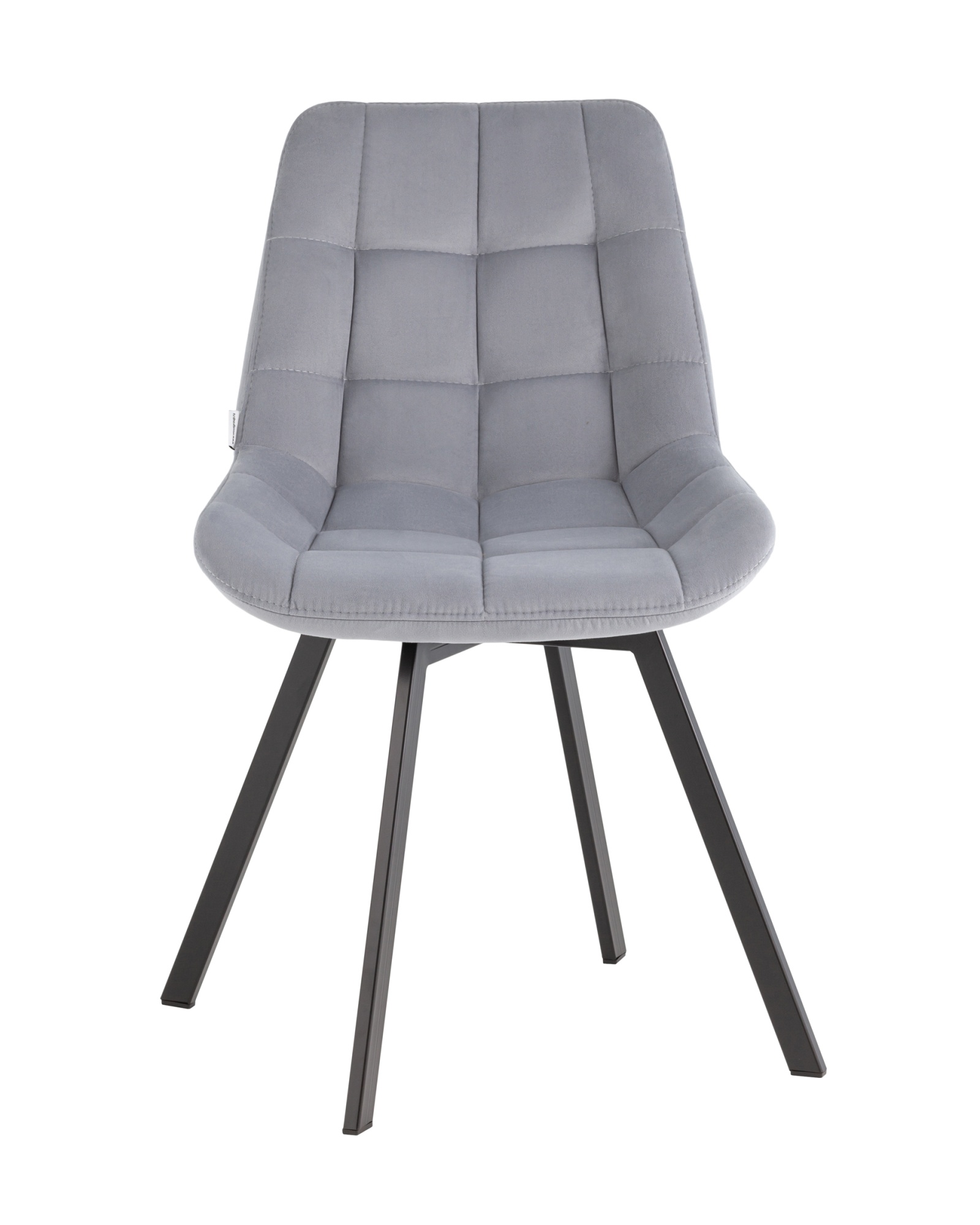 Стул вращающийся Флекс велюр велютто серый Stool Group