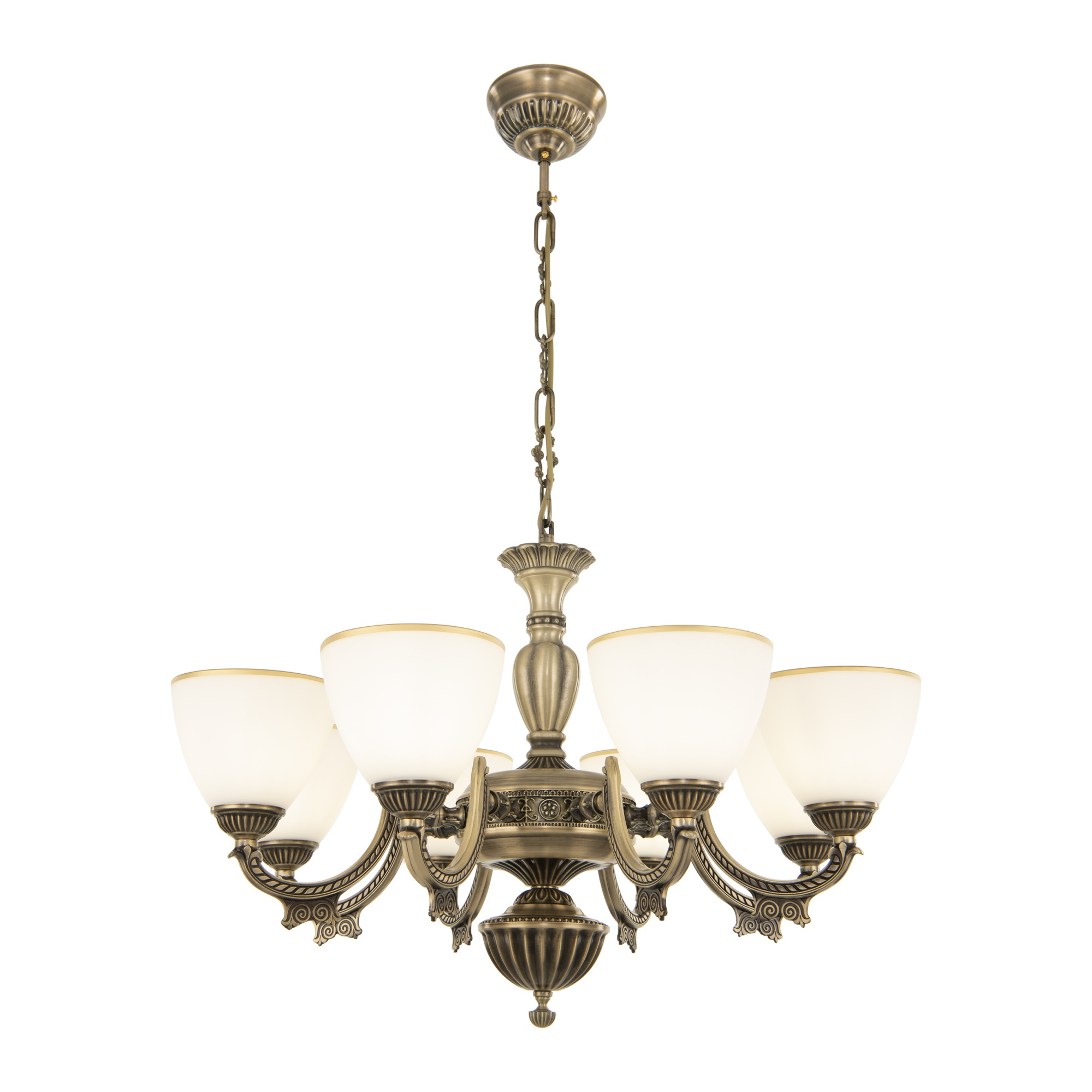 Люстра с плафонами 342837/8 AB Arte Milano