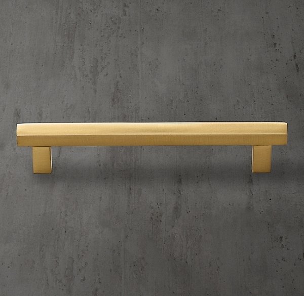 Ручка-скоба Restoration Hardware Dover L.20.3 Lac.Burnished Brass