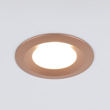 Встраиваемый светильник Elektrostandard 110 MR16 золотой