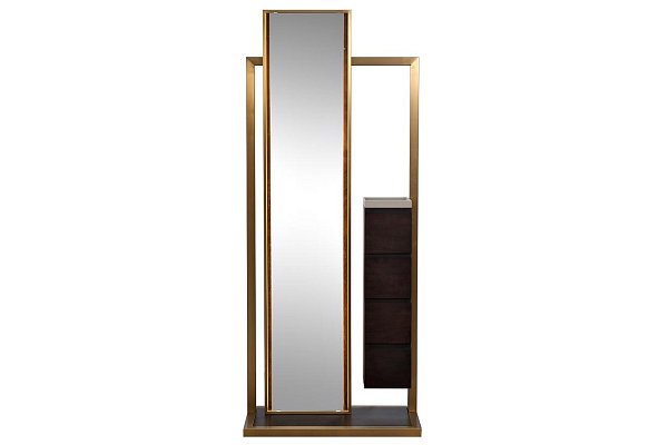 Зеркало напольное с тумбой и подсветкой Garda Decor 58DB-MR18158