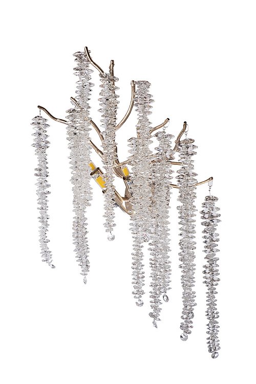 Бра со стеклянными подвесами Garda Decor 62GDA-8085/3