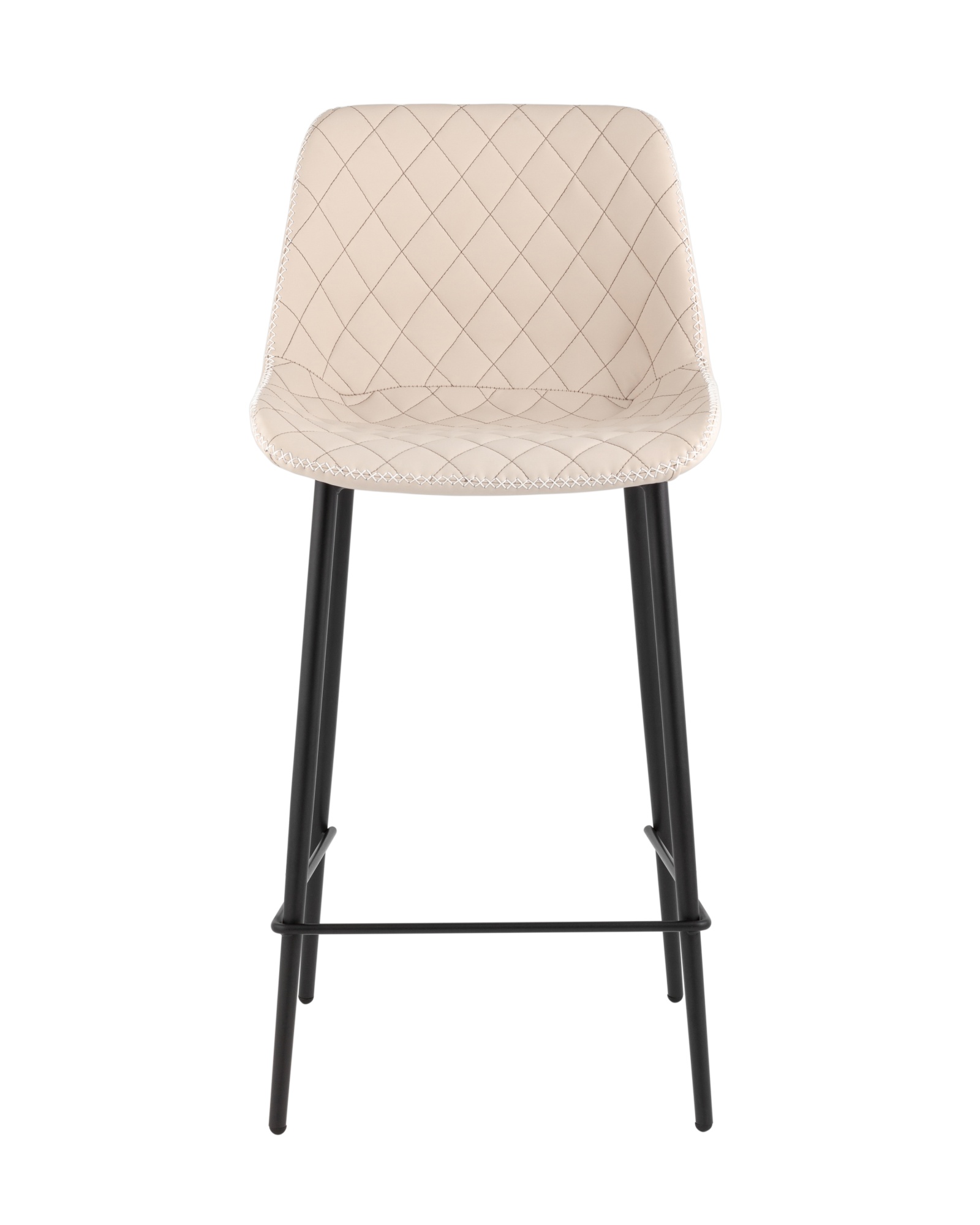 Стул барный Arch экокожа светло-серый Stool Group