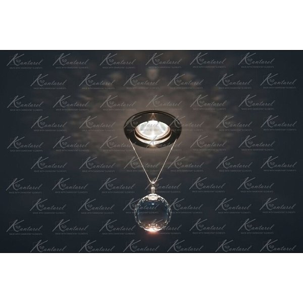 Встраиваемый светильник Kantarel PLANET CD 001.2.1 crystal