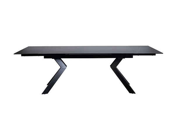 Стол обеденный раскладной керамический черный Garda Decor 83MC-STOL-1756 BL