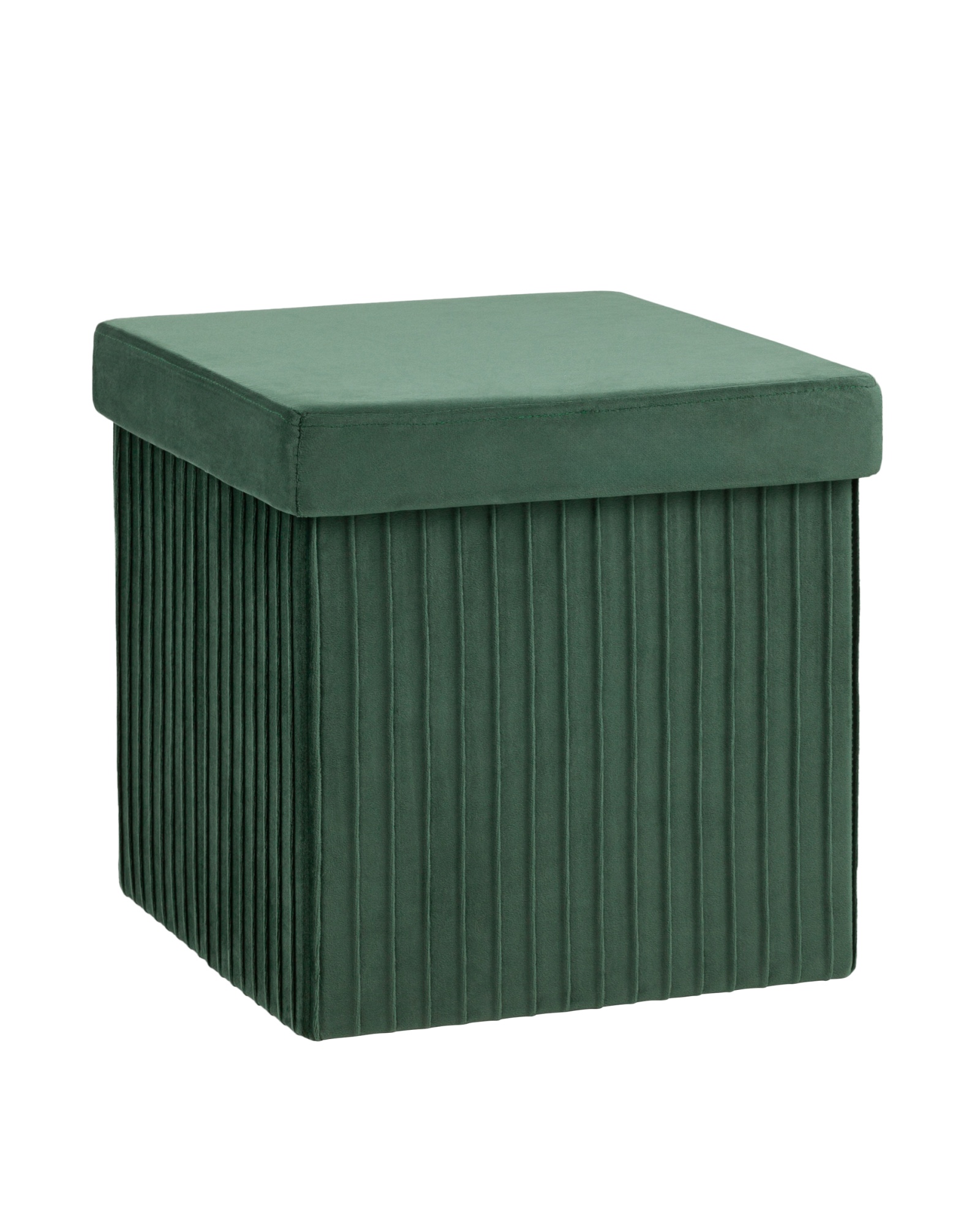 Пуф складной с ящиком Store Square зеленый Stool Group
