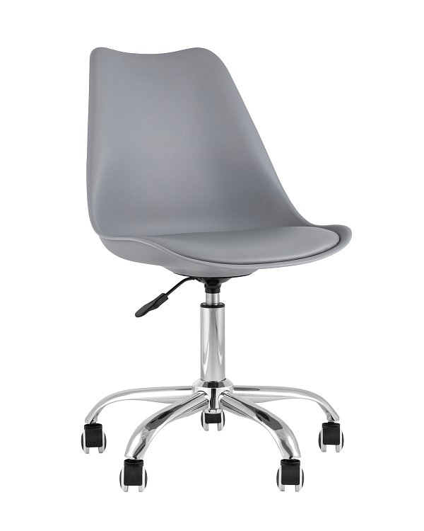 Стул офисный BLOK NEW пластиковый серый Stool Group