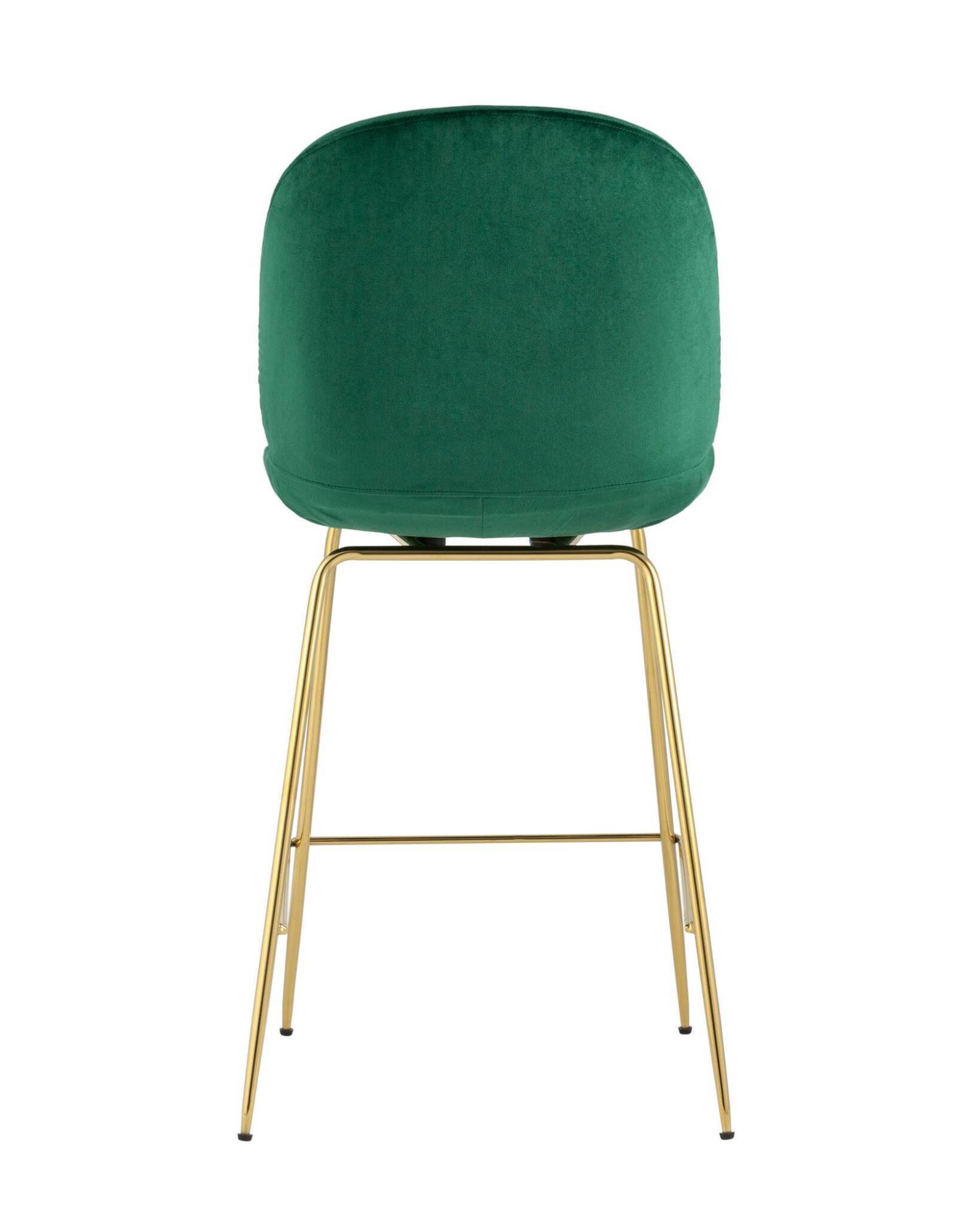 Стул полубарный Beetle со спинкой изумрудный Stool Group