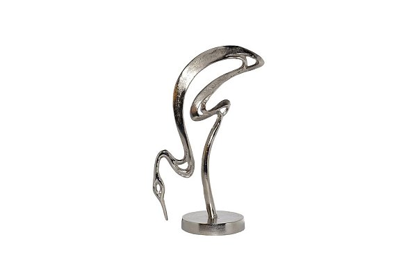 Статуэтка "Цапля" серебряная Garda Decor 71PN-0601A