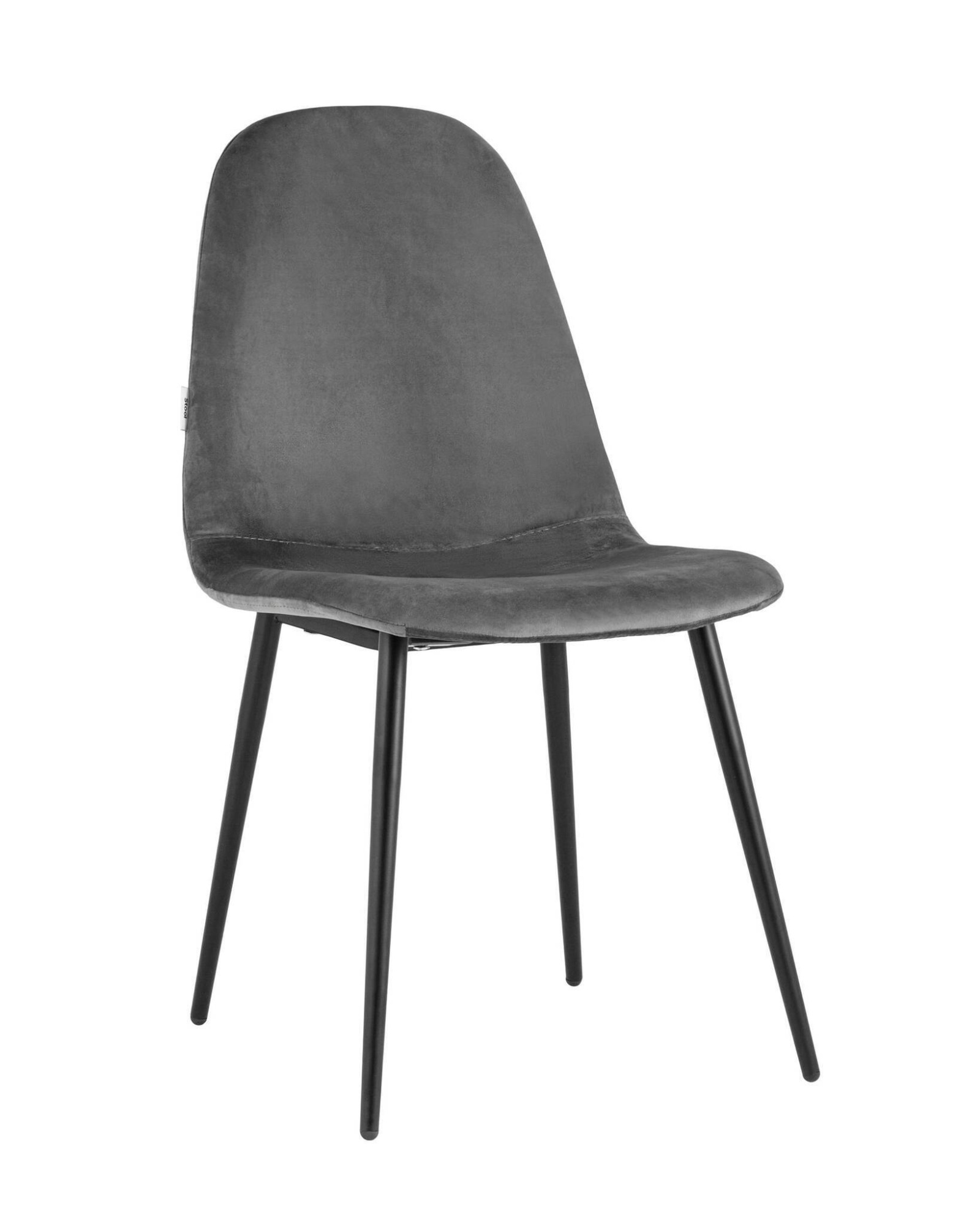 Стул Норман велюр темно-серый Stool Group
