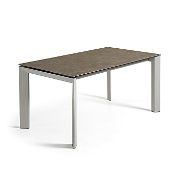 Стол Atta 160 (220) x90 керамика серый La Forma (ex Julia Grup)