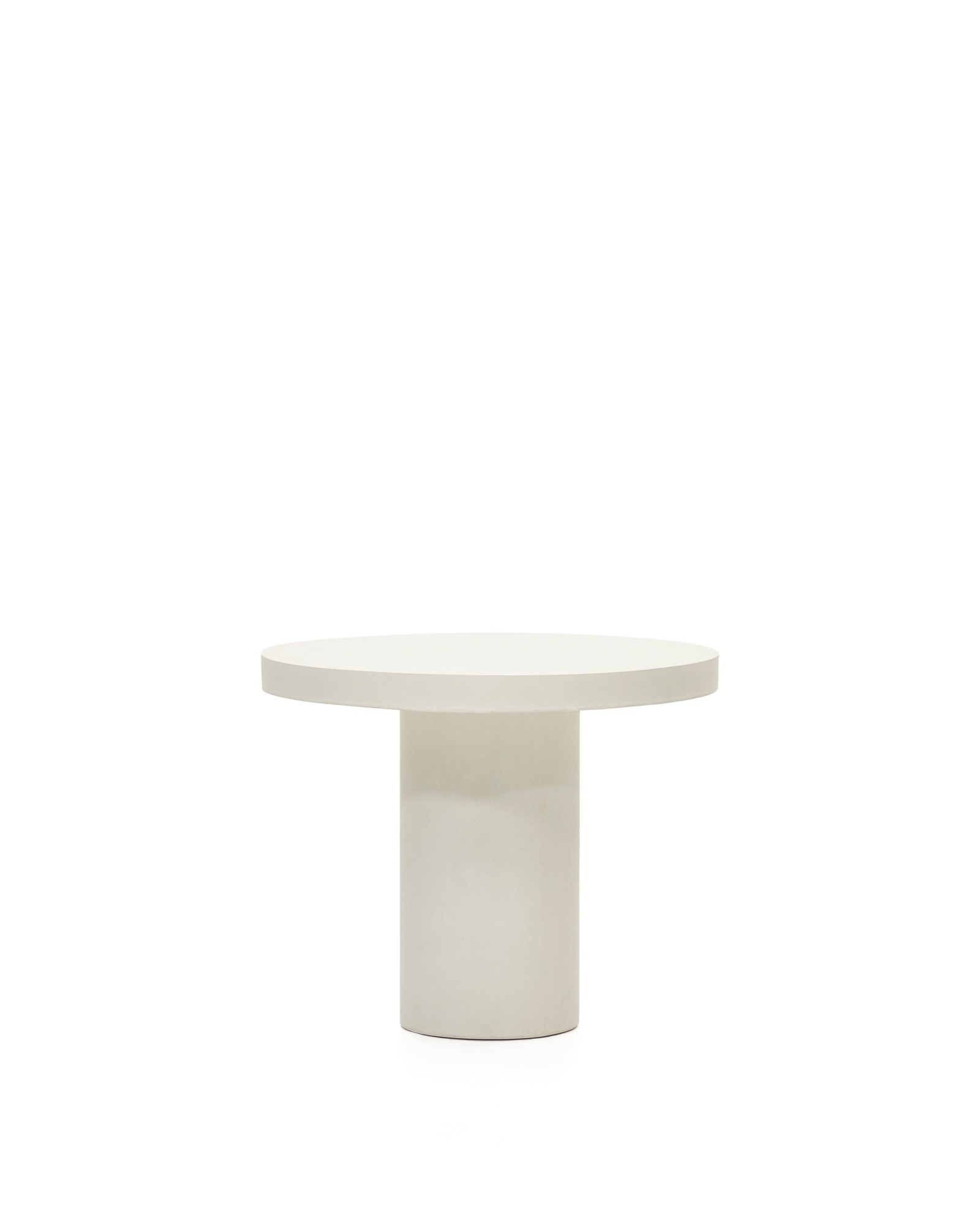 Aiguablava Круглый стол из белого цемента Ø 90 см La Forma (ex Julia Grup)