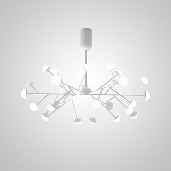 Потолочная люстра HILVI D88 White by ImperiumLoft