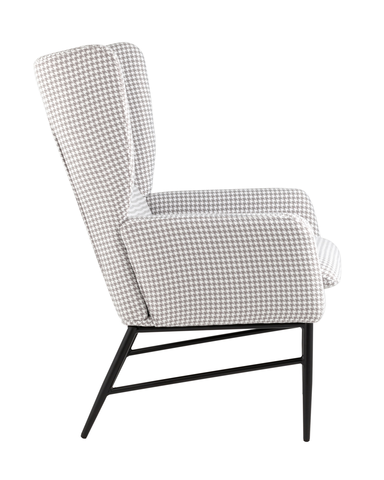 Кресло Мэйден гусиная лапка серый Stool Group