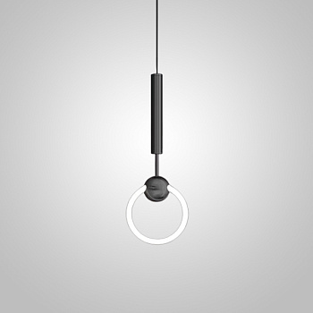 Подвесной светильник FINNUR RING D15 Black by ImperiumLoft