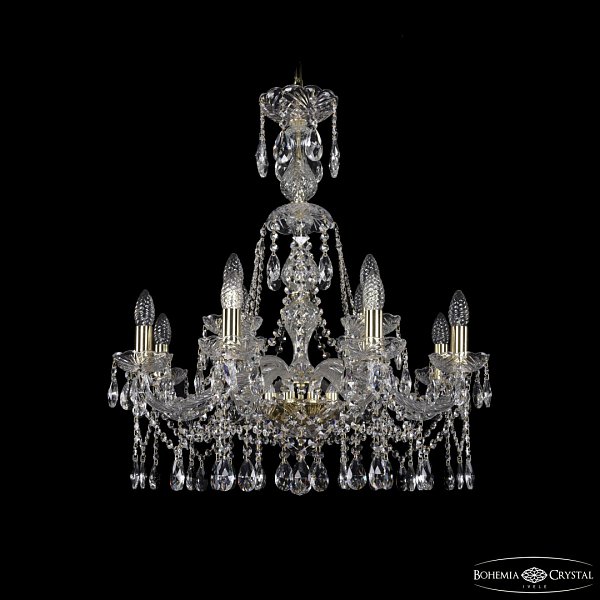 Люстра хрустальная 1413/8+4/220/XL-73 G