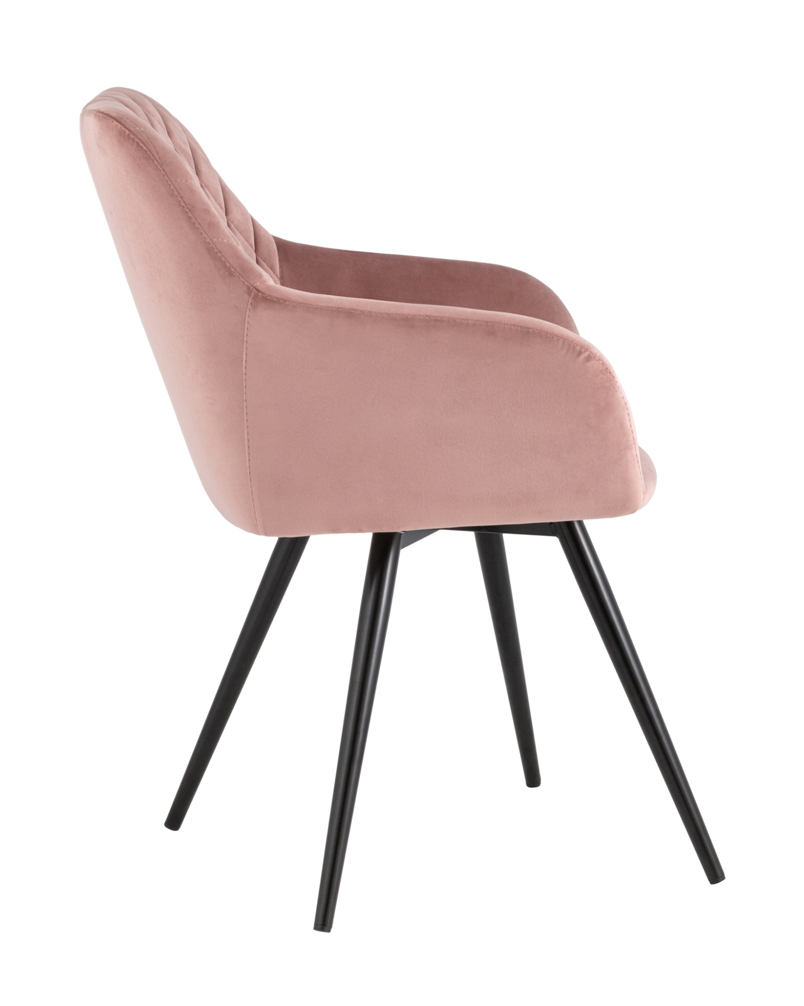 Стул вращающийся Дастин велюр пыльно-розовый Stool Group