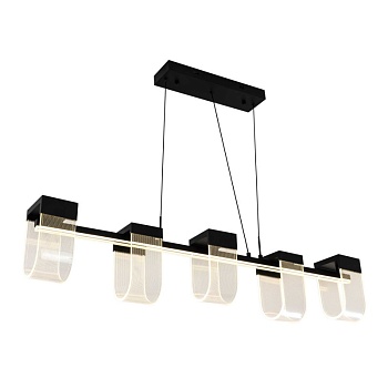 Подвесная люстра LED4U L7707-1200 BK