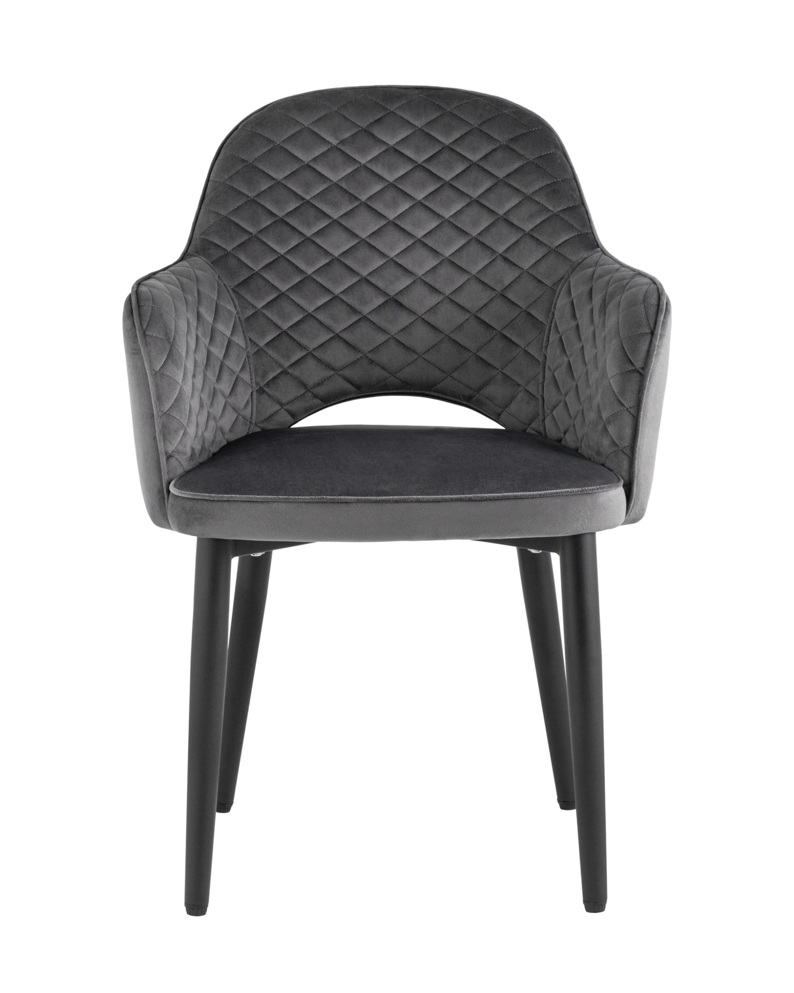 Стул Венера диамант велюр серый Stool Group