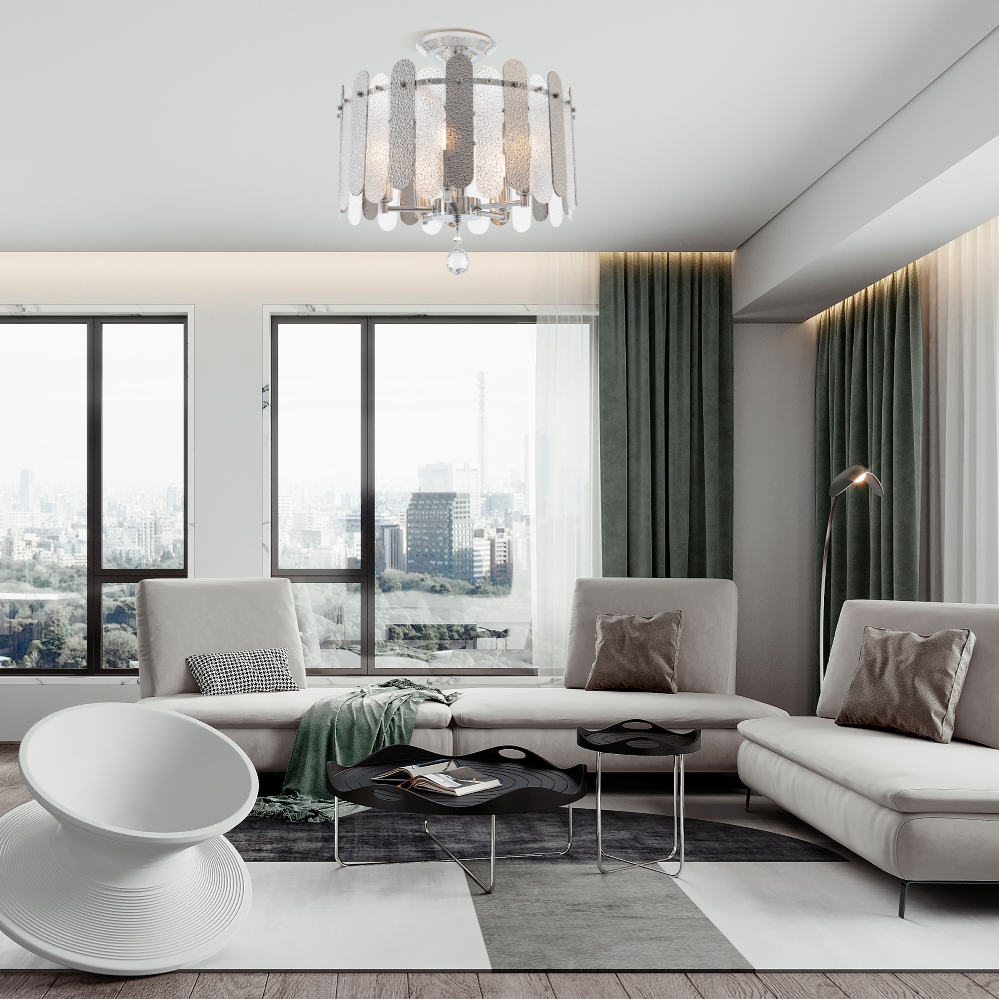 Люстра 373109/5/80/390 CR Arte Milano