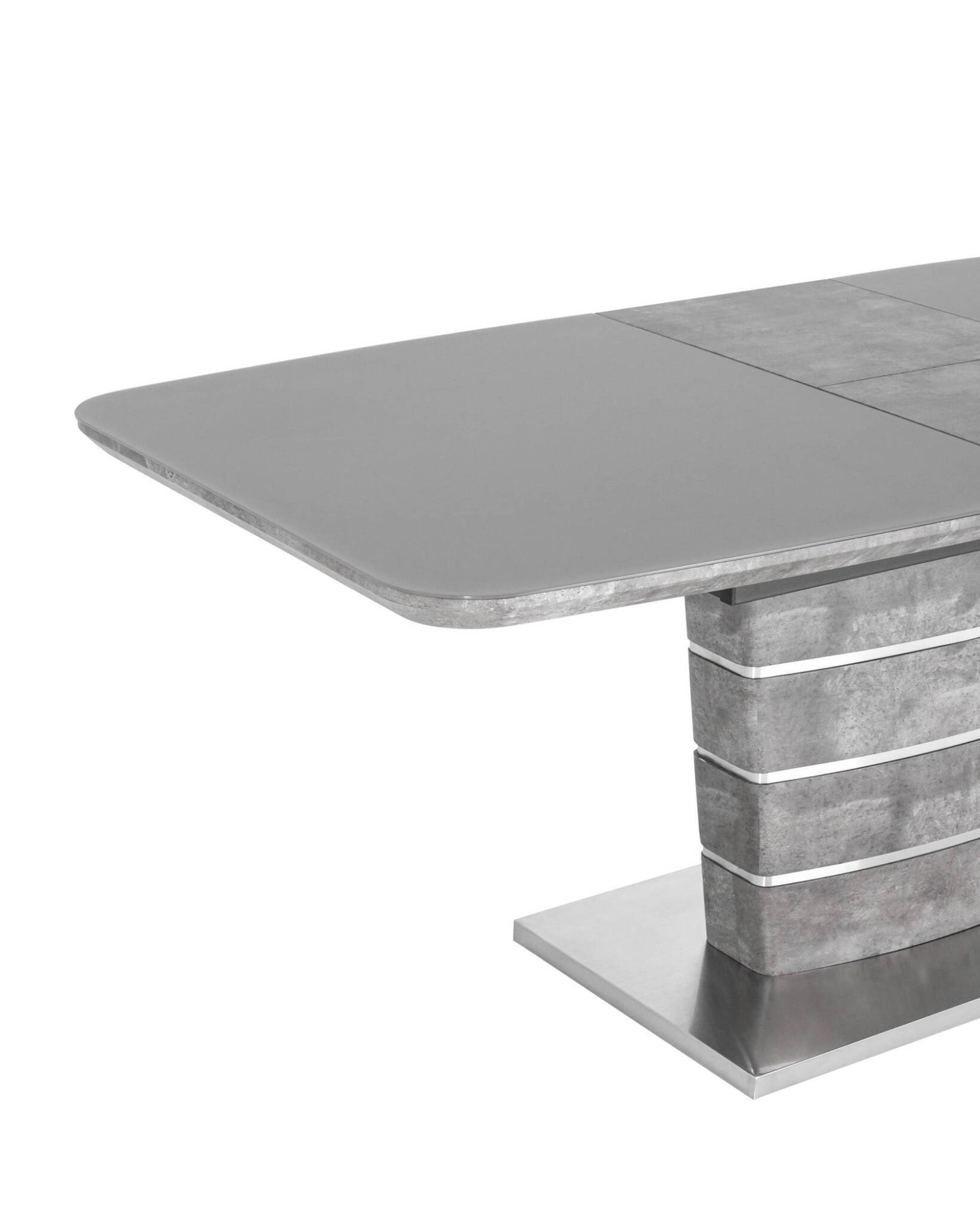 Стол обеденный Гамбург раскладной 160-200*90 серый Stool Group