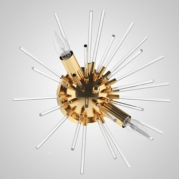 Настенный светильник HURZARIN WALL Gold by ImperiumLoft