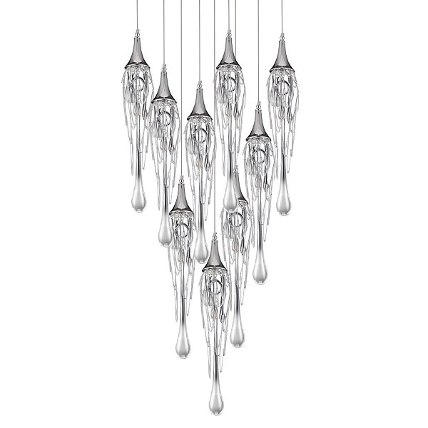 Подвесной светильник  Delight Collection Goddess Tears 9 chrome