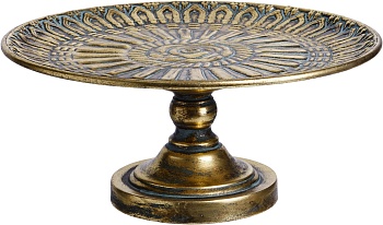 Блюдо на ножке Эфиопия Glasar 57-244