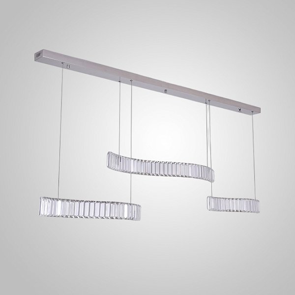 Подвесной светильник BERTOLDA TRIO B Chrome by ImperiumLoft