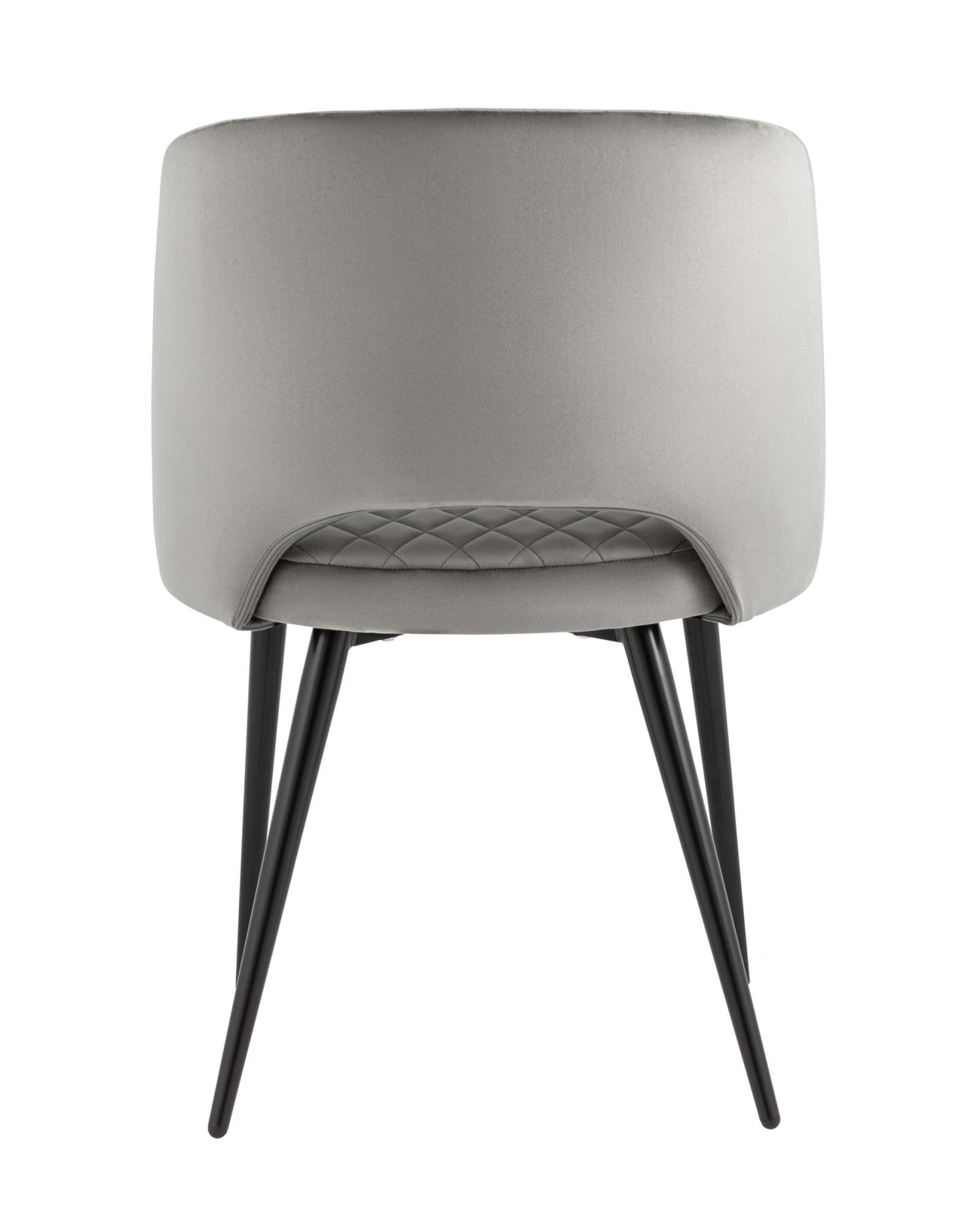 Стул-кресло Дарелл велюр серый Stool Group