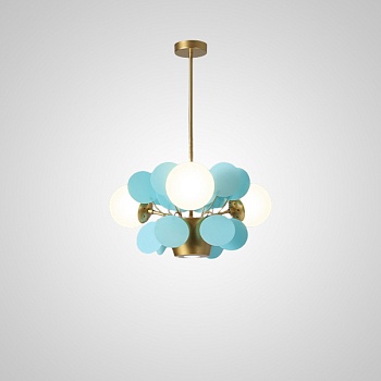 Потолочный светильник MATISSE CH L4 Blue by ImperiumLoft