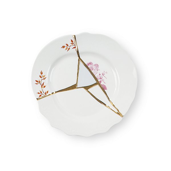 Десертная тарелка Seletti Kintsugi 09601