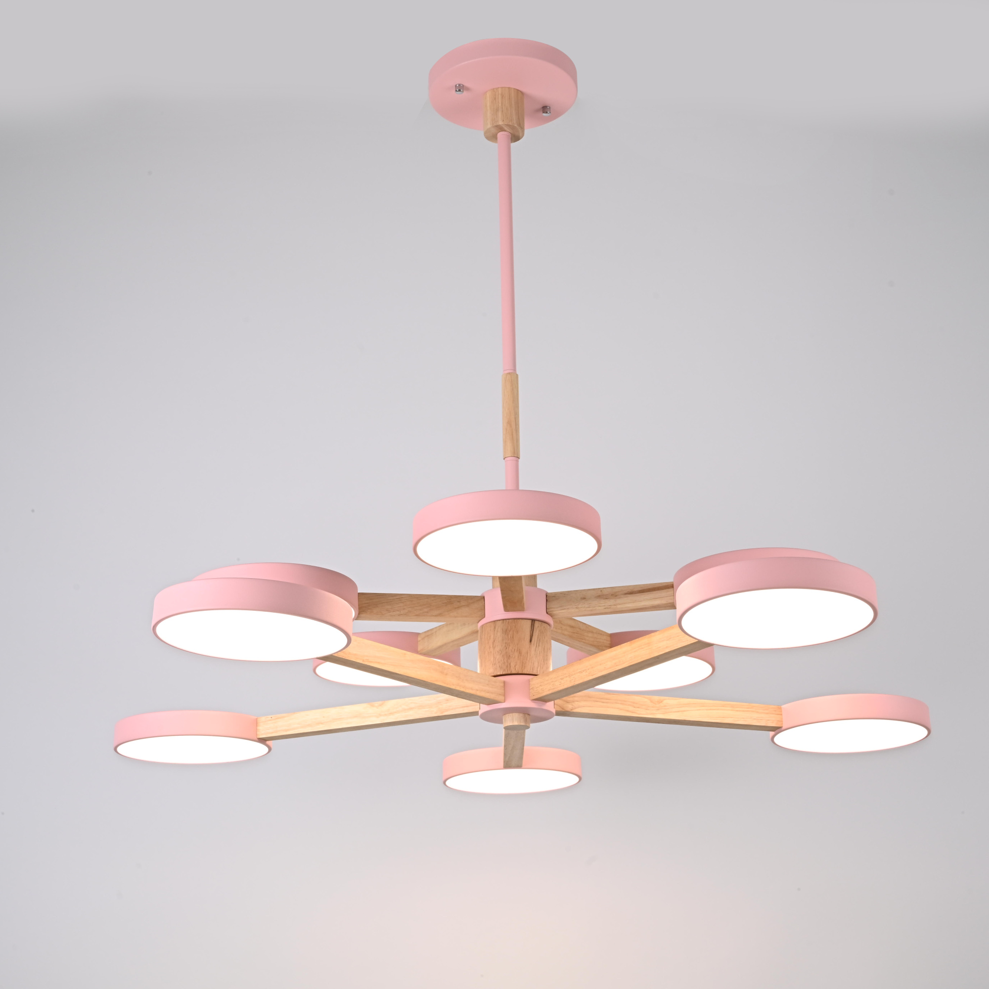 Подвесная люстра TURNA DBL L10 Pink by ImperiumLoft