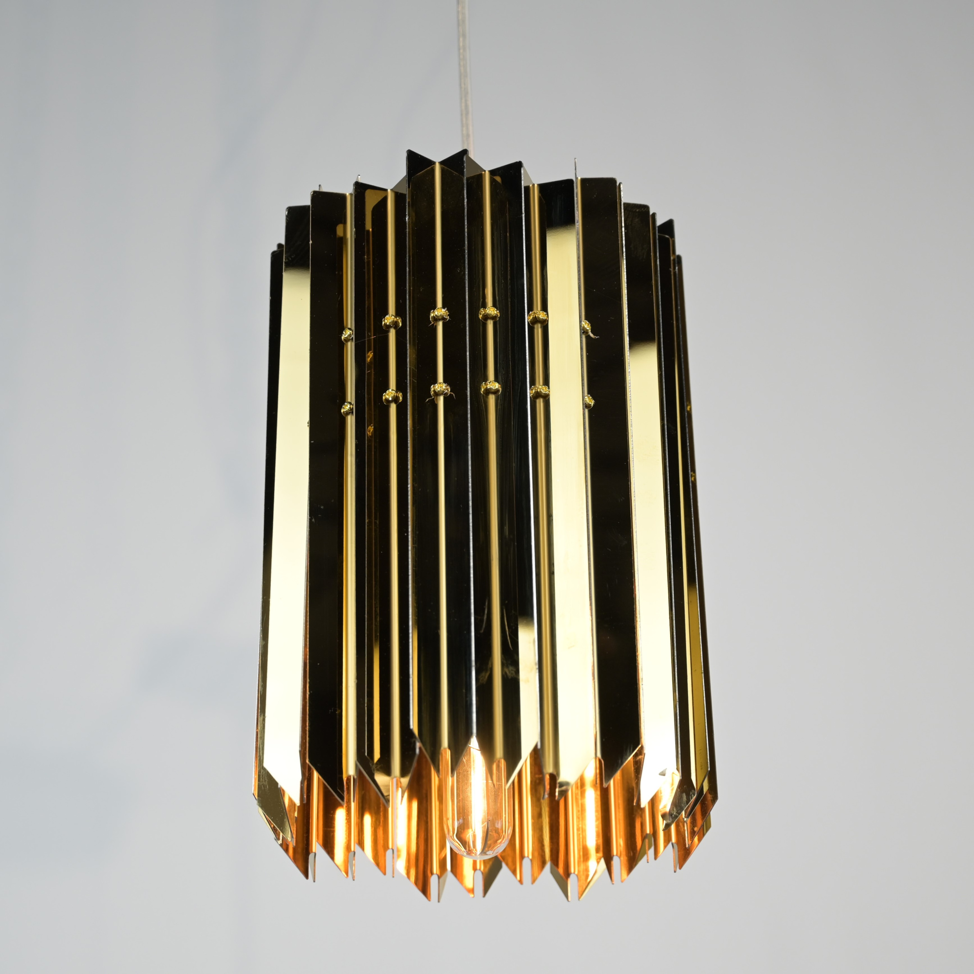 Подвесной Светильник Tom Kirk Facet Pendant Gold By Imperiumloft