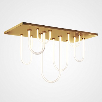 Потолочная люстра HILARY B L120 Brass by ImperiumLoft