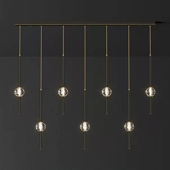 Подвесной светильник SOCRATES COMBO L118 Black by ImperiumLoft