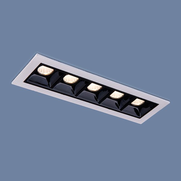 Встраиваемый светильник Elektrostandard 9921 LED 10W 4200K белый/черный