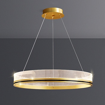 Подвесная люстра DILEMMA D100 Brass by ImperiumLoft