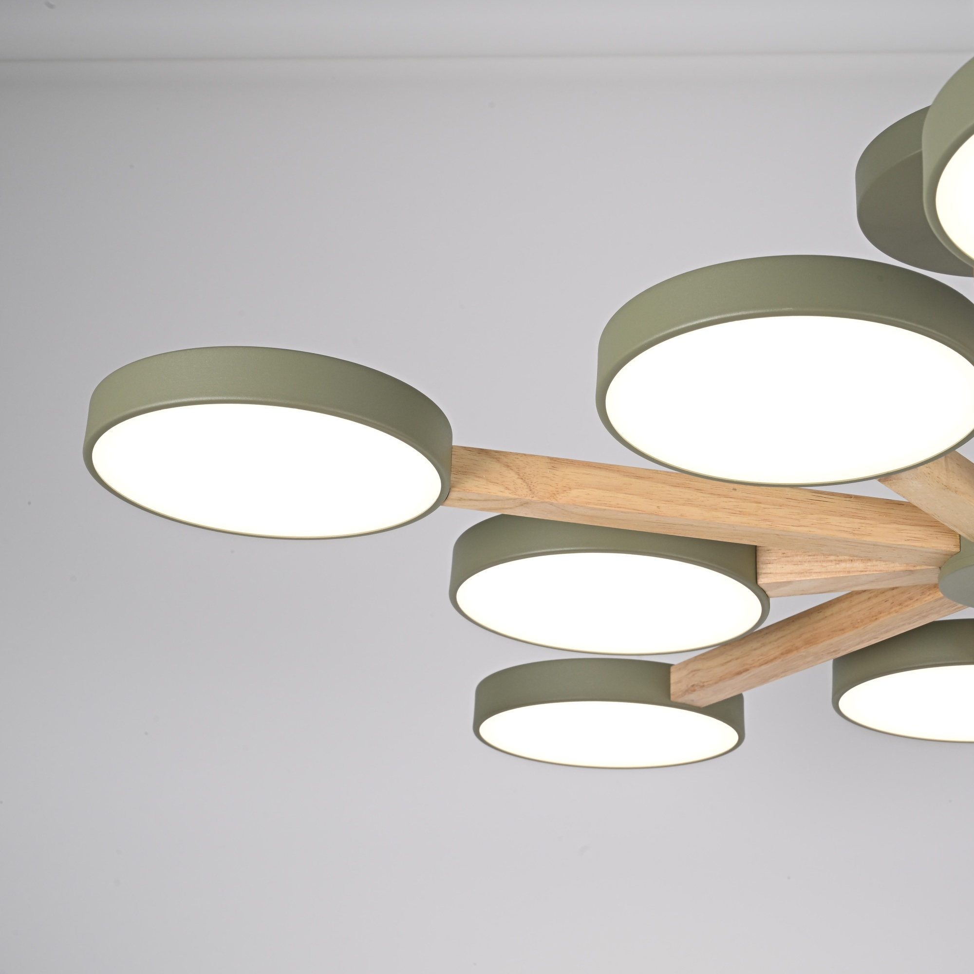 Потолочный светильник TURNA L10 Khaki by ImperiumLoft