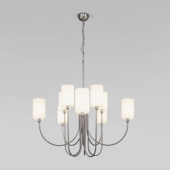 Подвесная люстра Eurosvet 60164/10 никель Smart