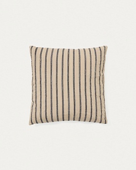 Caliu Чехол для подушки серо-бежевый шелк и хлопок 45 x 45 см La Forma (ex Julia Grup)