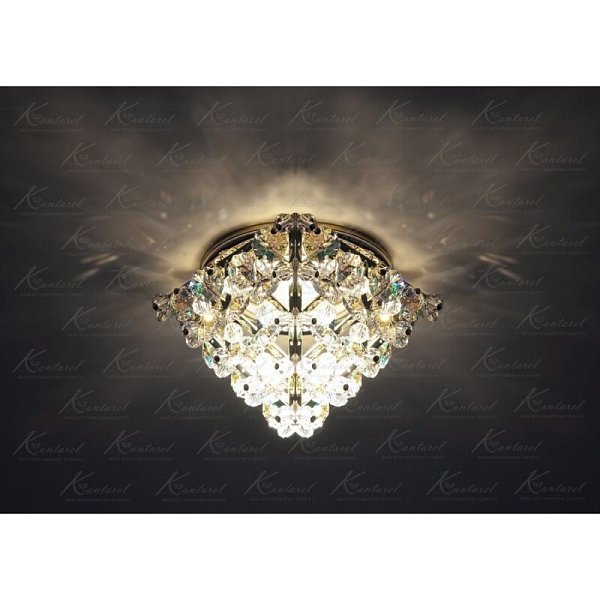 Встраиваемый светильник Kantarel Cairo CD 016.3.1 crystal AB(8502)