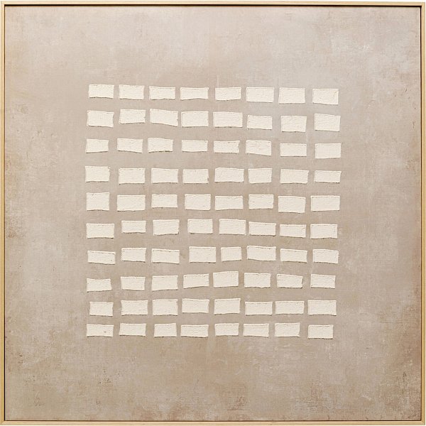 Картина на холсте Art Row Beige 100x100cm KARE 57800