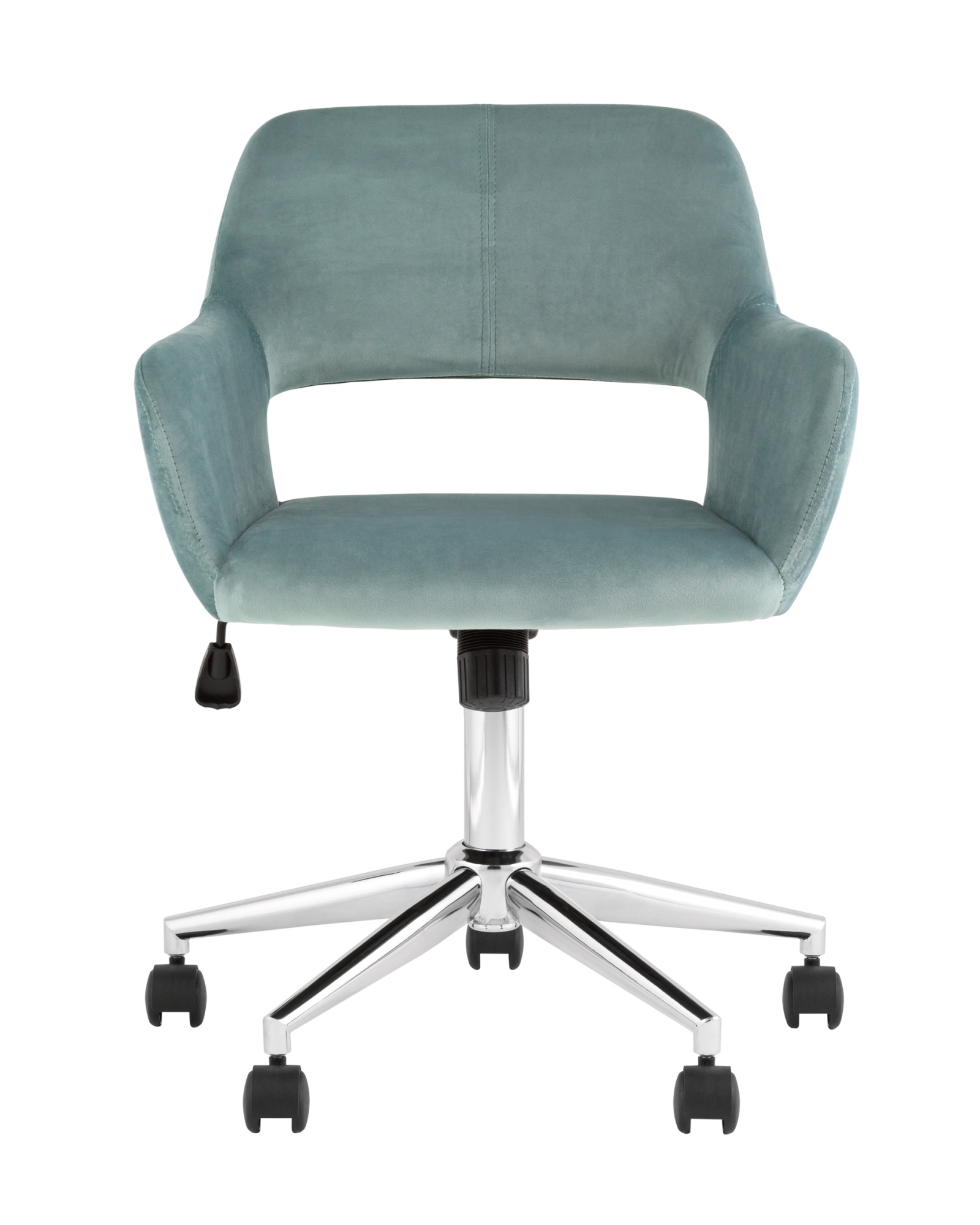 Кресло офисное ROSS велюр серо-зеленый Stool Group