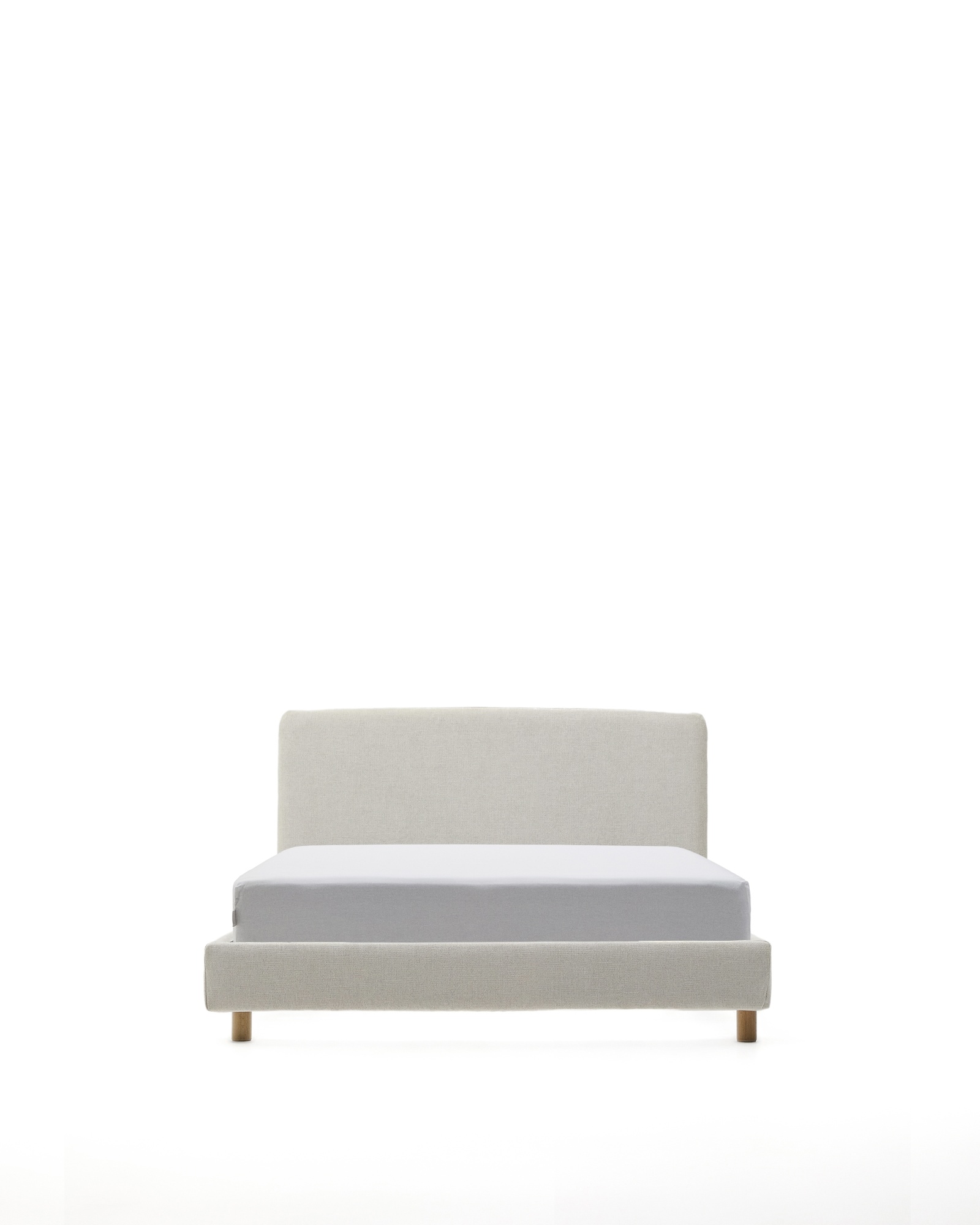 Кровать Valma из жемчужного шенилла со съемным чехлом для матраса 90 x 200 см La Forma (ex Julia Grup)