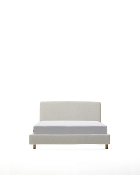 Кровать Valma из жемчужного шенилла со съемным чехлом для матраса 90 x 200 см La Forma (ex Julia Grup)